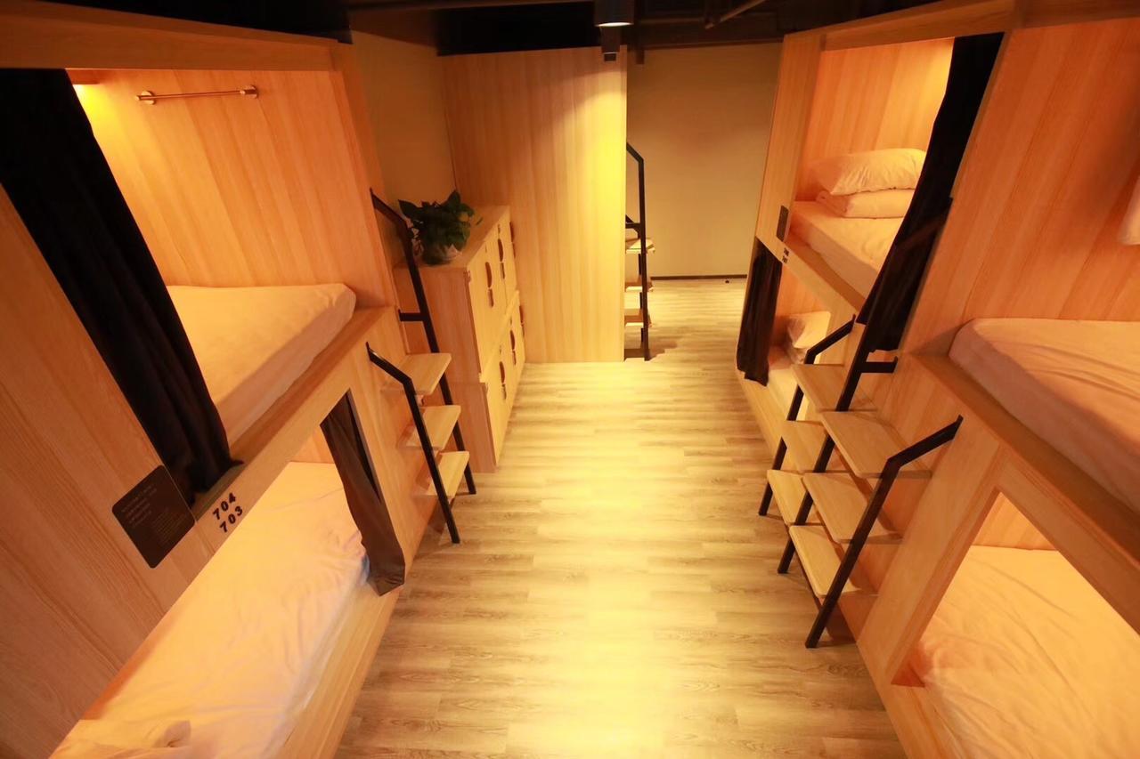 Chengdu Desti Youth Park Hostel Chunxi Road ภายนอก รูปภาพ