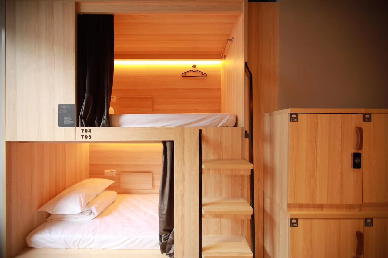Chengdu Desti Youth Park Hostel Chunxi Road ภายนอก รูปภาพ