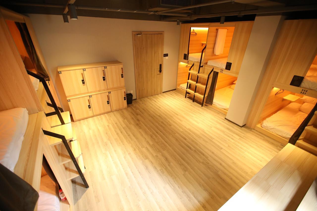 Chengdu Desti Youth Park Hostel Chunxi Road ภายนอก รูปภาพ