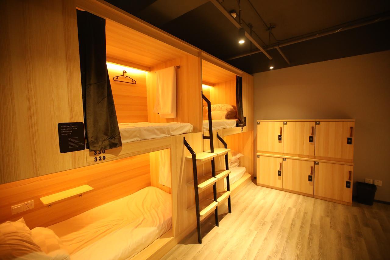 Chengdu Desti Youth Park Hostel Chunxi Road ภายนอก รูปภาพ
