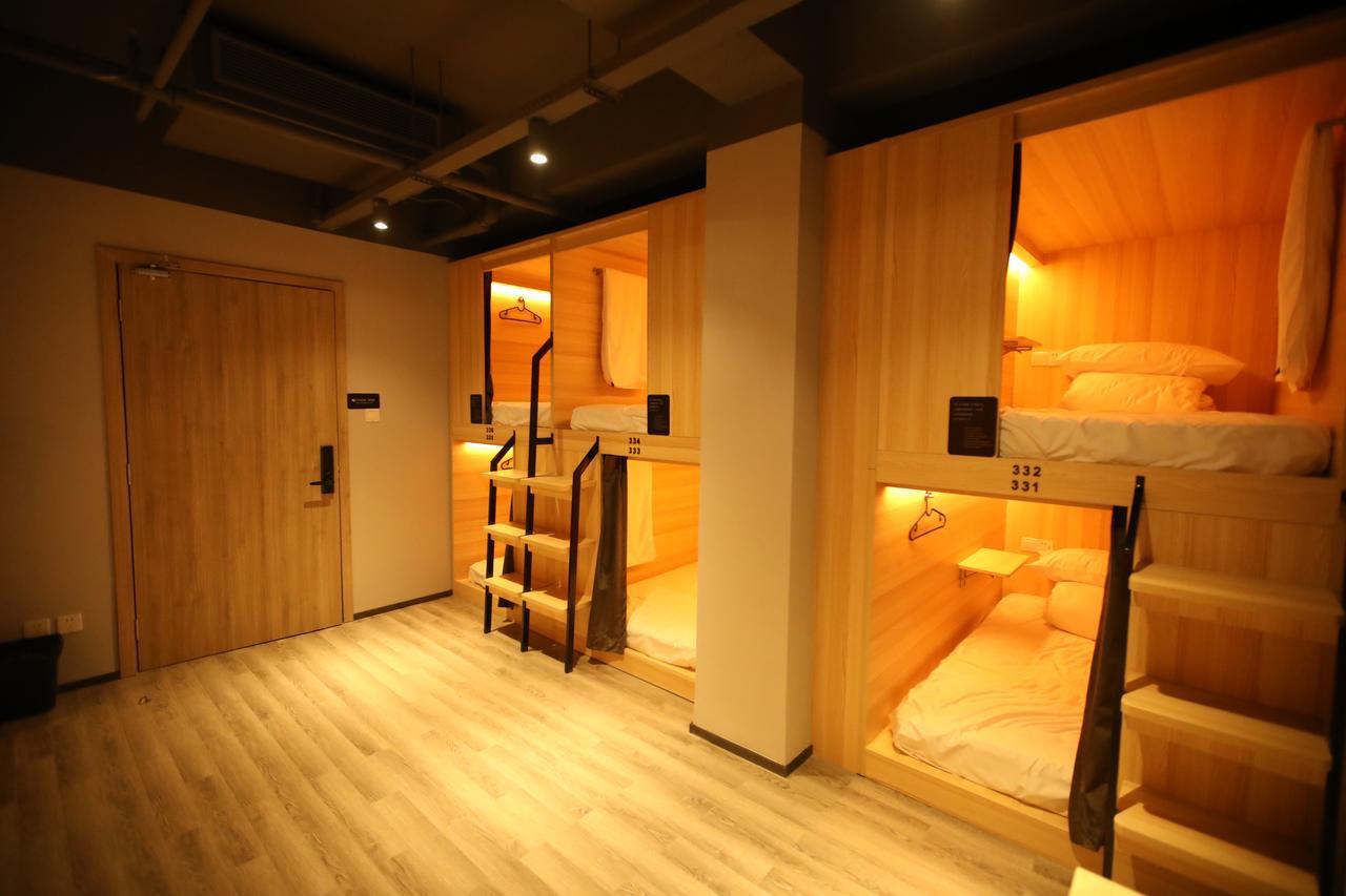Chengdu Desti Youth Park Hostel Chunxi Road ภายนอก รูปภาพ