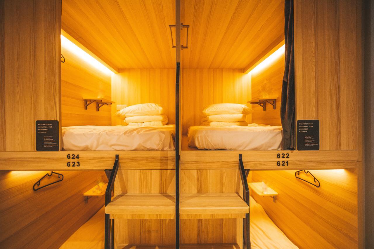 Chengdu Desti Youth Park Hostel Chunxi Road ภายนอก รูปภาพ